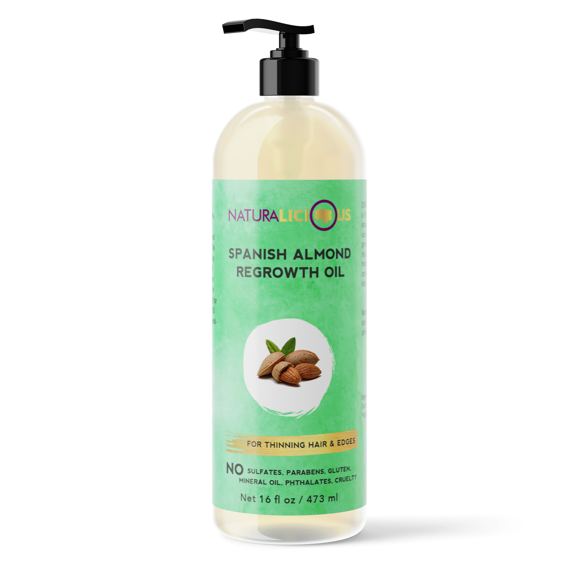 Spanish Almond Regrowth Oil – Salon Size 16oz