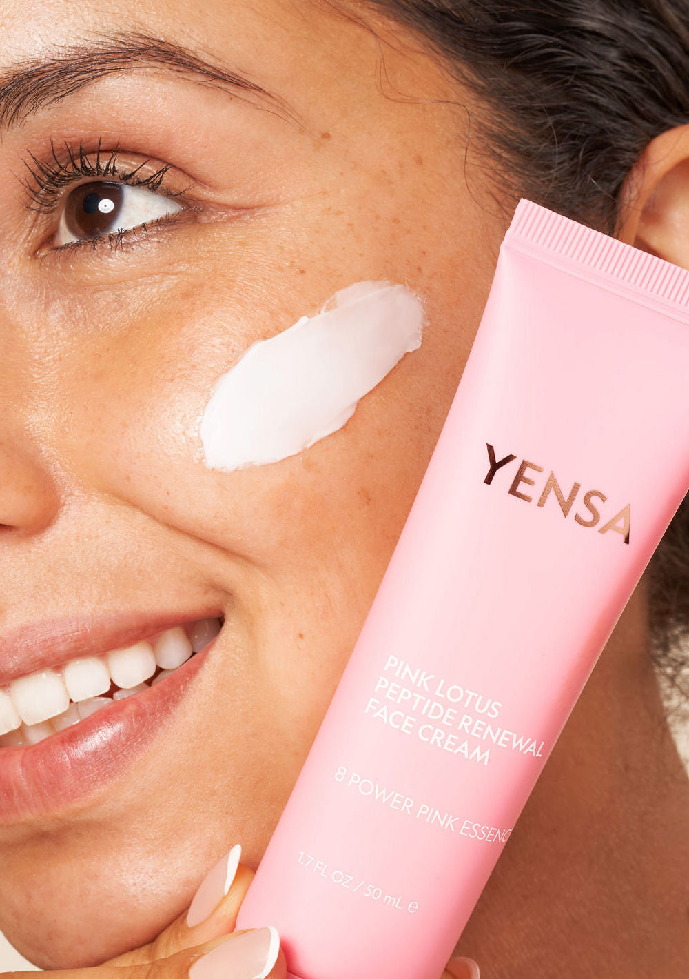 Pink Lotus Peptide Renewal Face Cream - Brightening & Firming