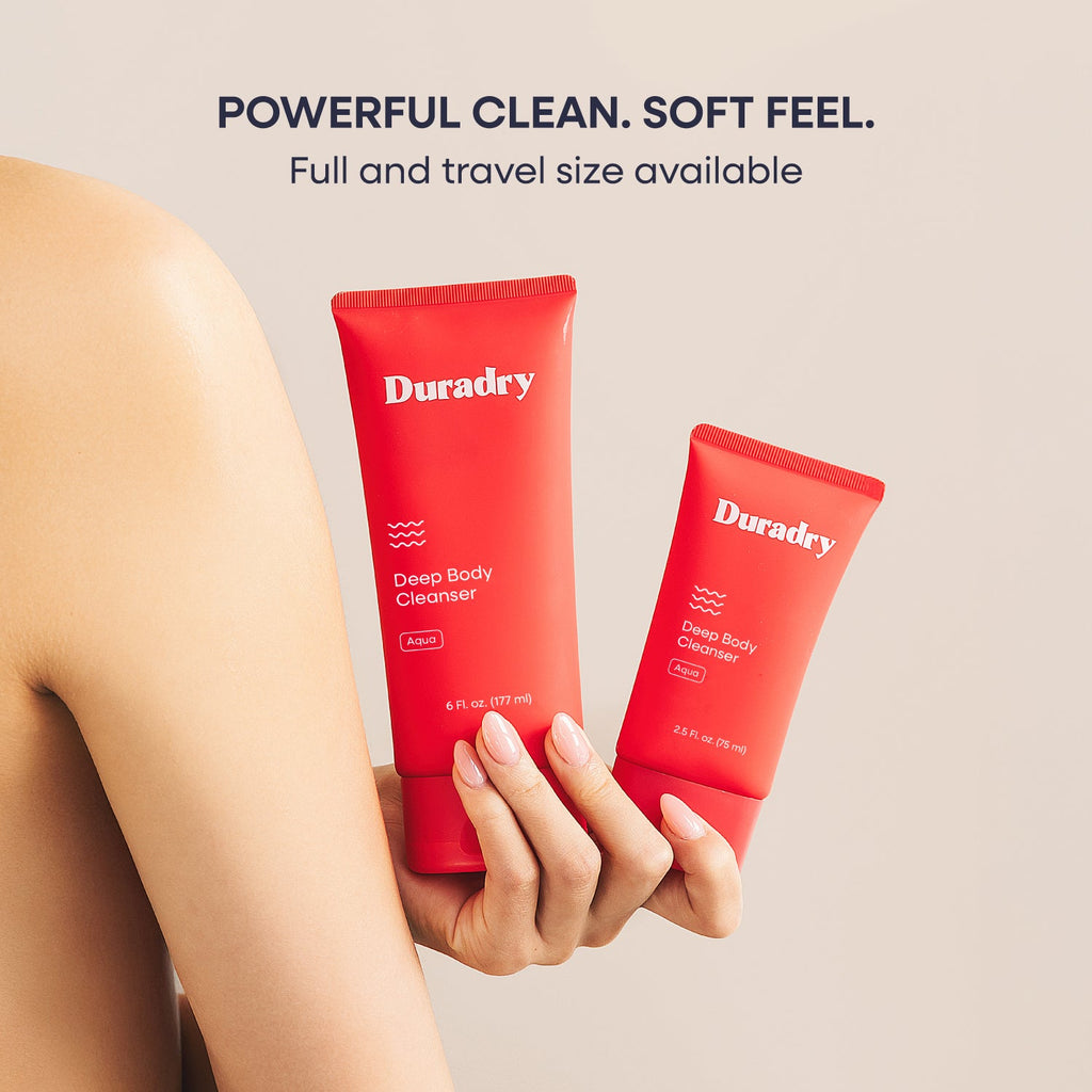 Duradry Body Wash Duo – Deep Clean Full-Size + Travel Set