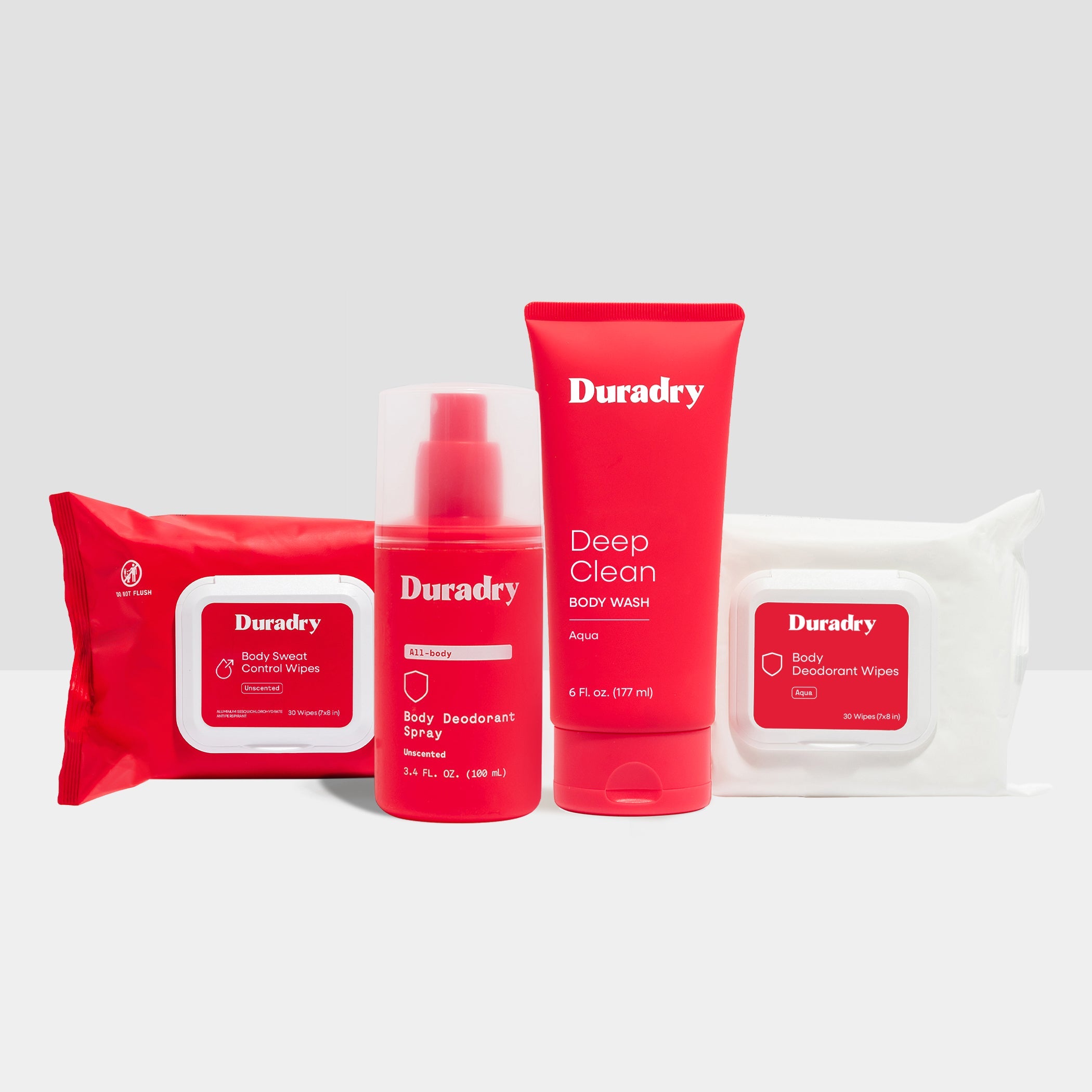 Duradry Body Care Starter Kit – Head-to-Toe Sweat & Odor Protection