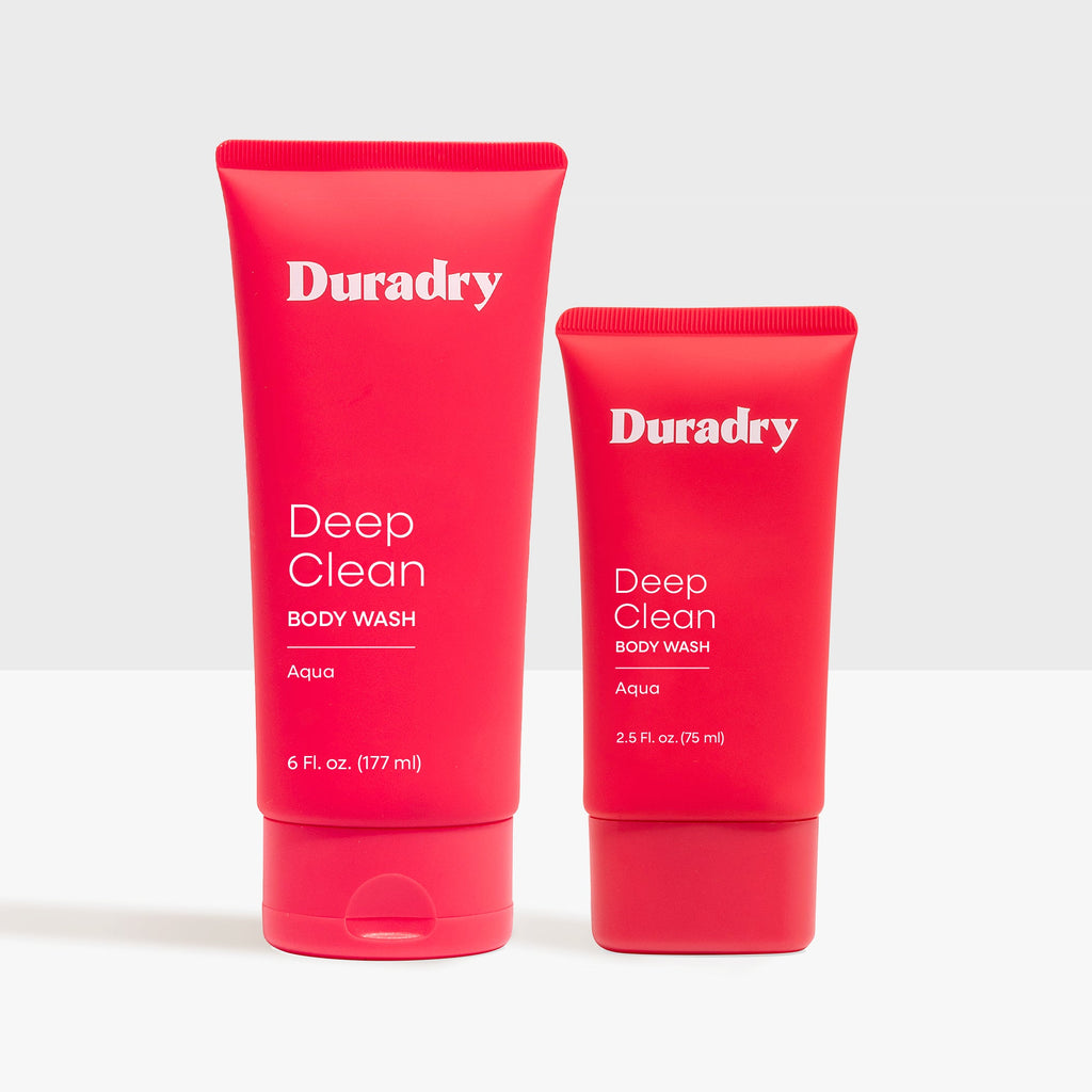 Duradry Body Wash Duo – Deep Clean Full-Size + Travel Set