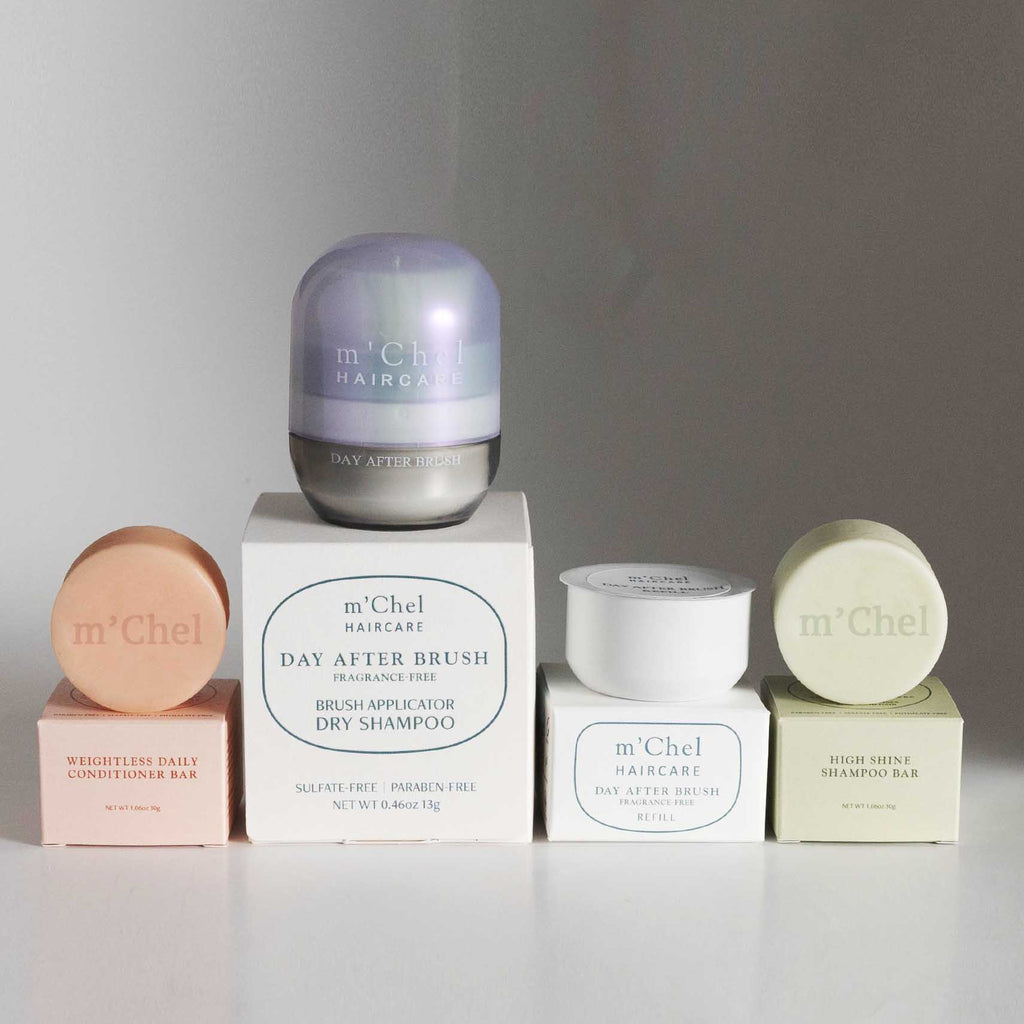 Complete Hair Care Bundle - Dry Shampoo Brush, Refill & Shampoo Bars