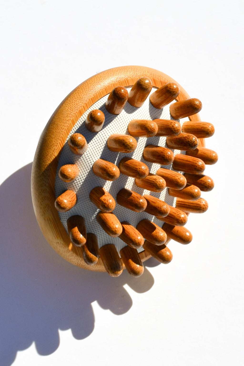 Bamboo Stimulating Scalp Massager - Natural Hair Growth Tool