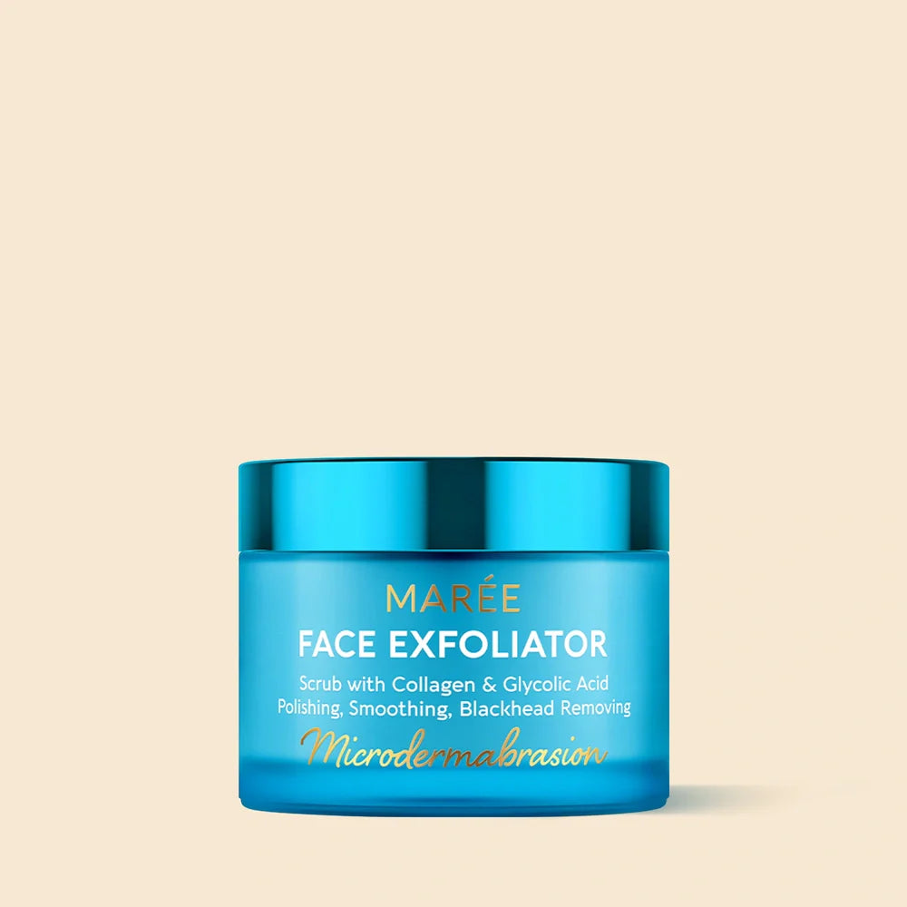Marée Face Polishing Scrub & Exfoliator - Hydrating Marine Collagen
