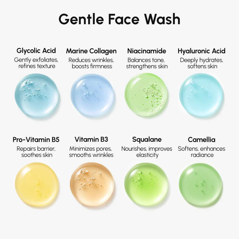 Marée Face Polishing Scrub & Exfoliator - Hydrating Marine Collagen