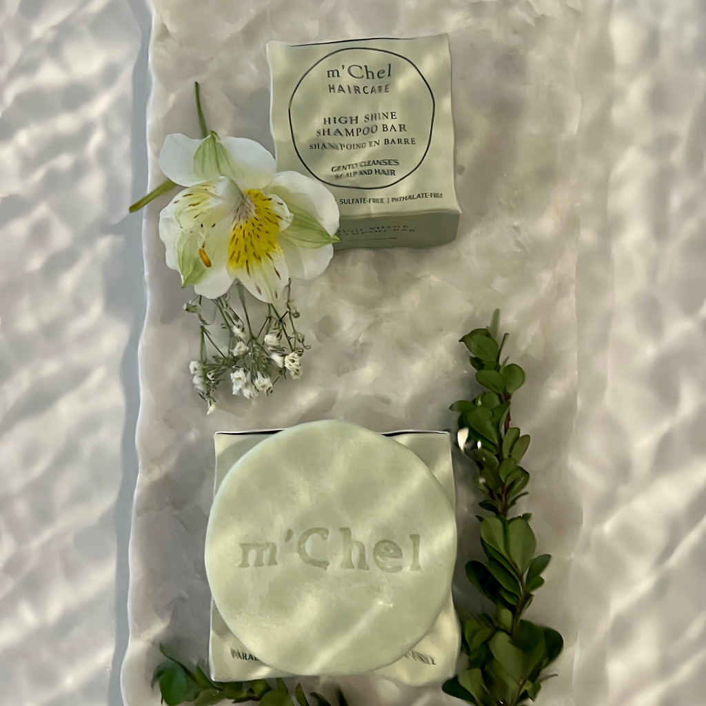 High Shine Shampoo Bar - Sulfate-Free with Biodegradable Tray