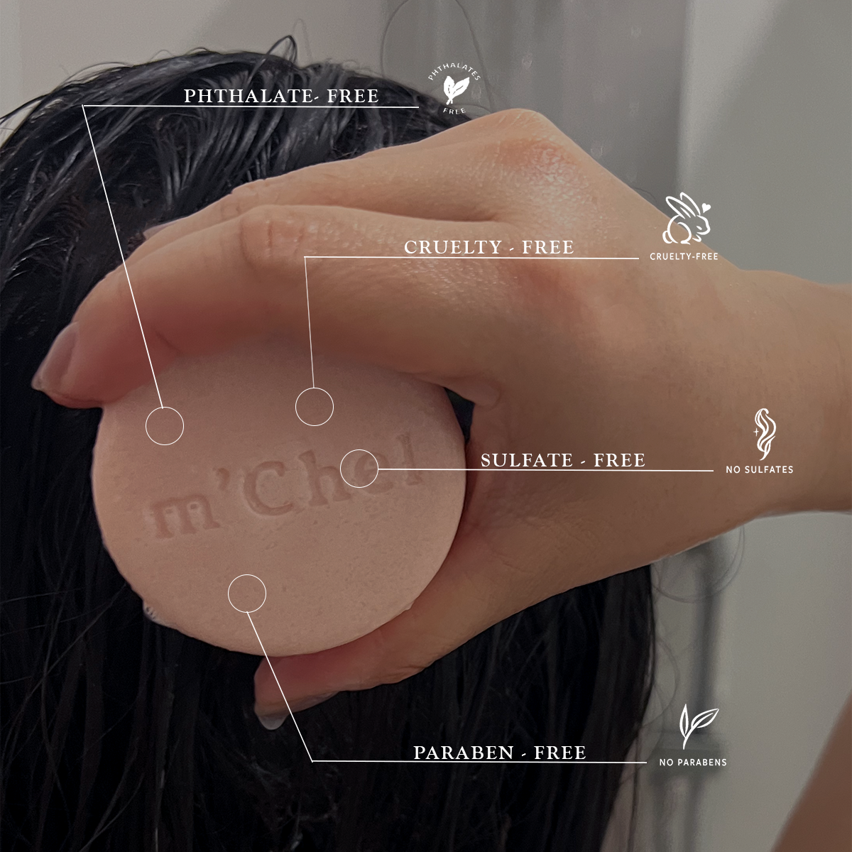 Weightless Daily Conditioner Bar - Paraben-Free with Biodegradable Tray