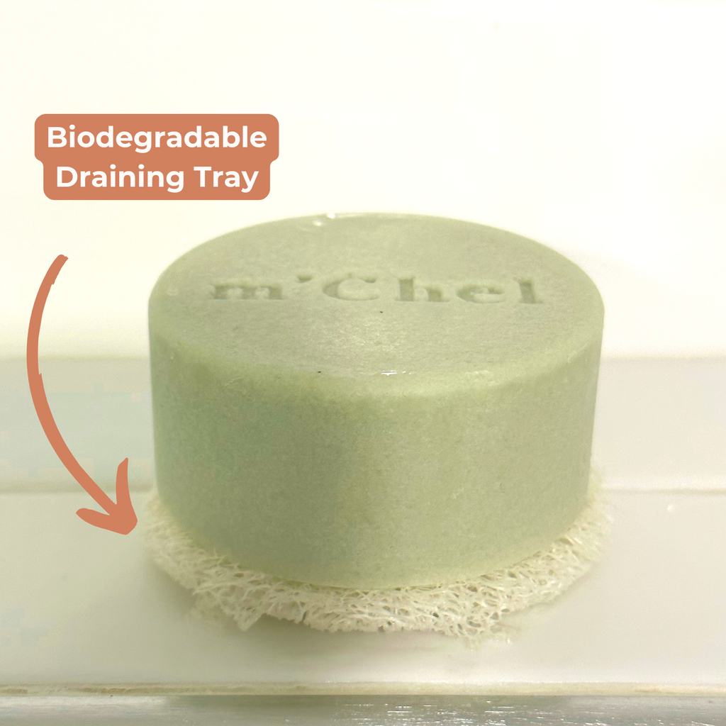 High Shine Shampoo Bar - Sulfate-Free with Biodegradable Tray