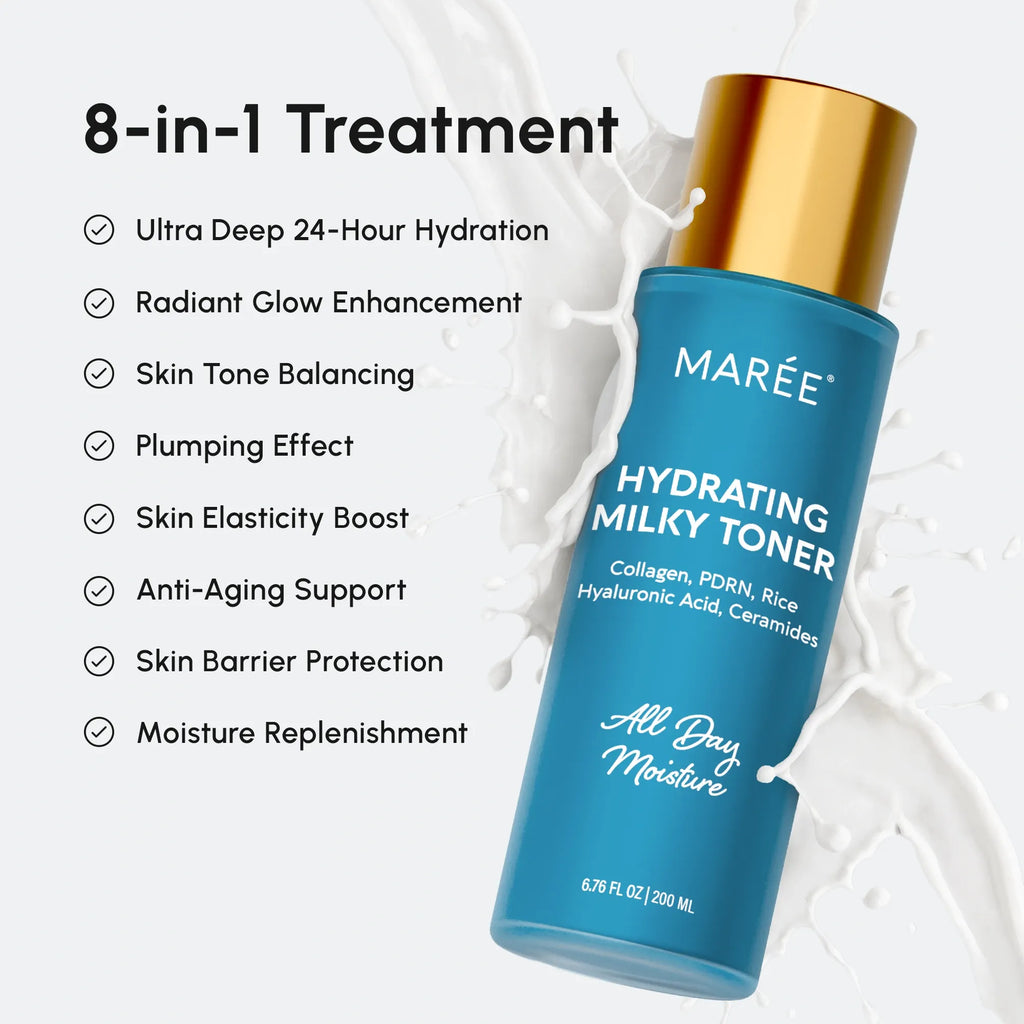 Marée Milky Rice Hydrating Toner - Multi-Layer Moisture & Plumping