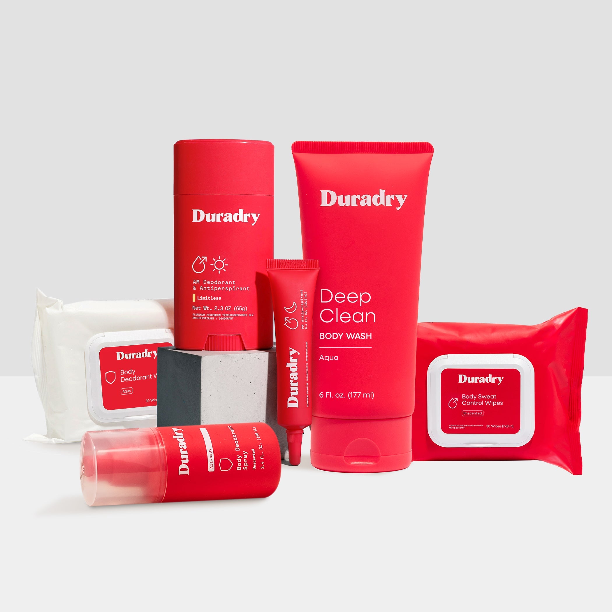 Duradry Signature Starter Kit – Complete Head-to-Toe Sweat Control