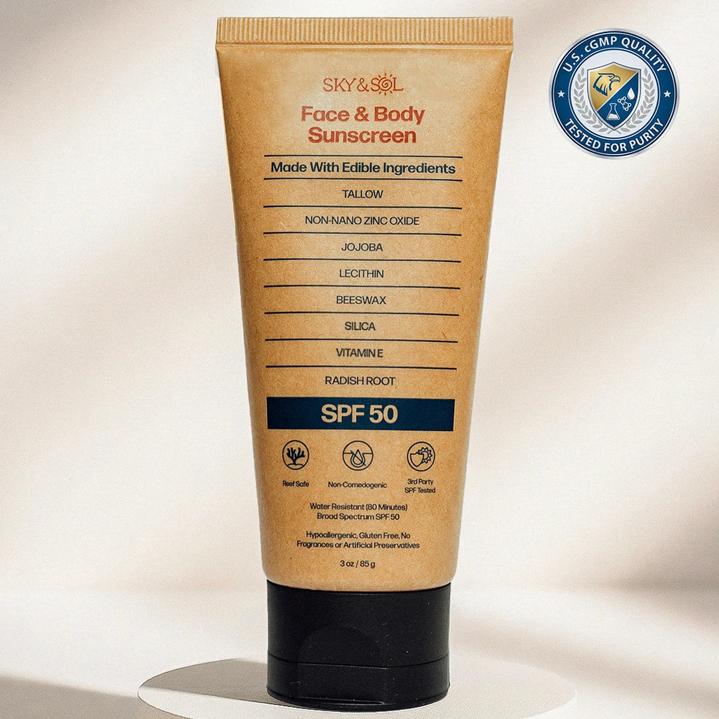 Sky and Sol Face & Body Sunscreen - Natural Tallow Formula