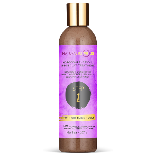 Moroccan Rhassoul 5-in-1 Clay Treatment – For Tight Curls