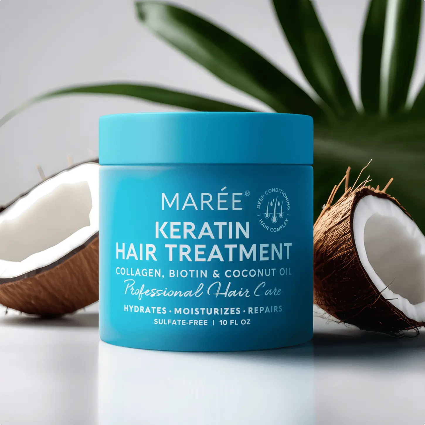 Keratin Hair Treatment - Repair Mask with Biotin & Marine Collagen