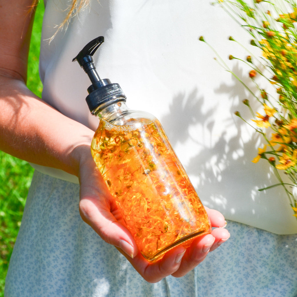 Bare Flower Fragrance-Free Body Oil - Chamomile & Calendula (7.4 oz)