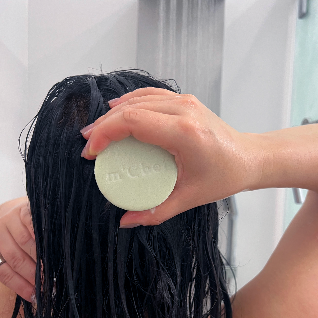 High Shine Shampoo Bar - Sulfate-Free with Biodegradable Tray