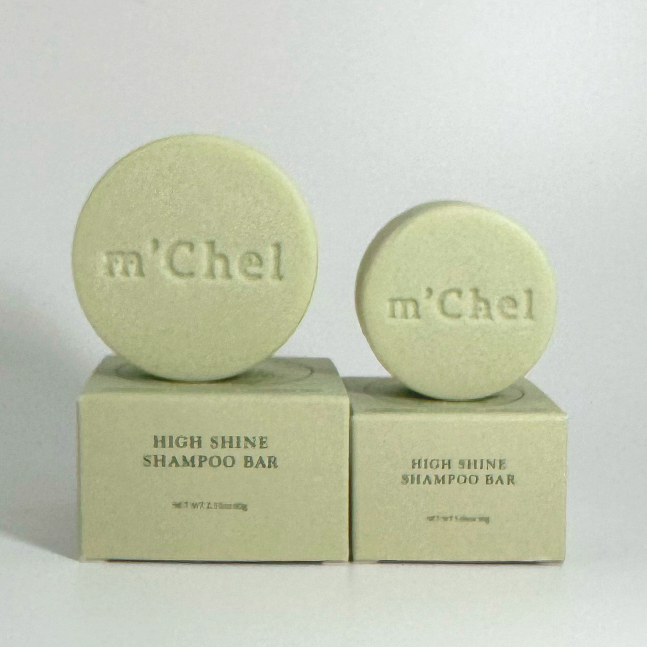 High Shine Shampoo Bar - Sulfate-Free with Biodegradable Tray
