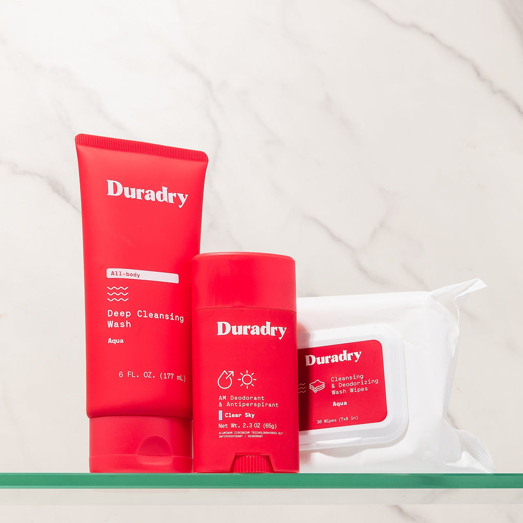 Duradry Busy Life Ritual – Sweat & Odor Control for Nonstop Days