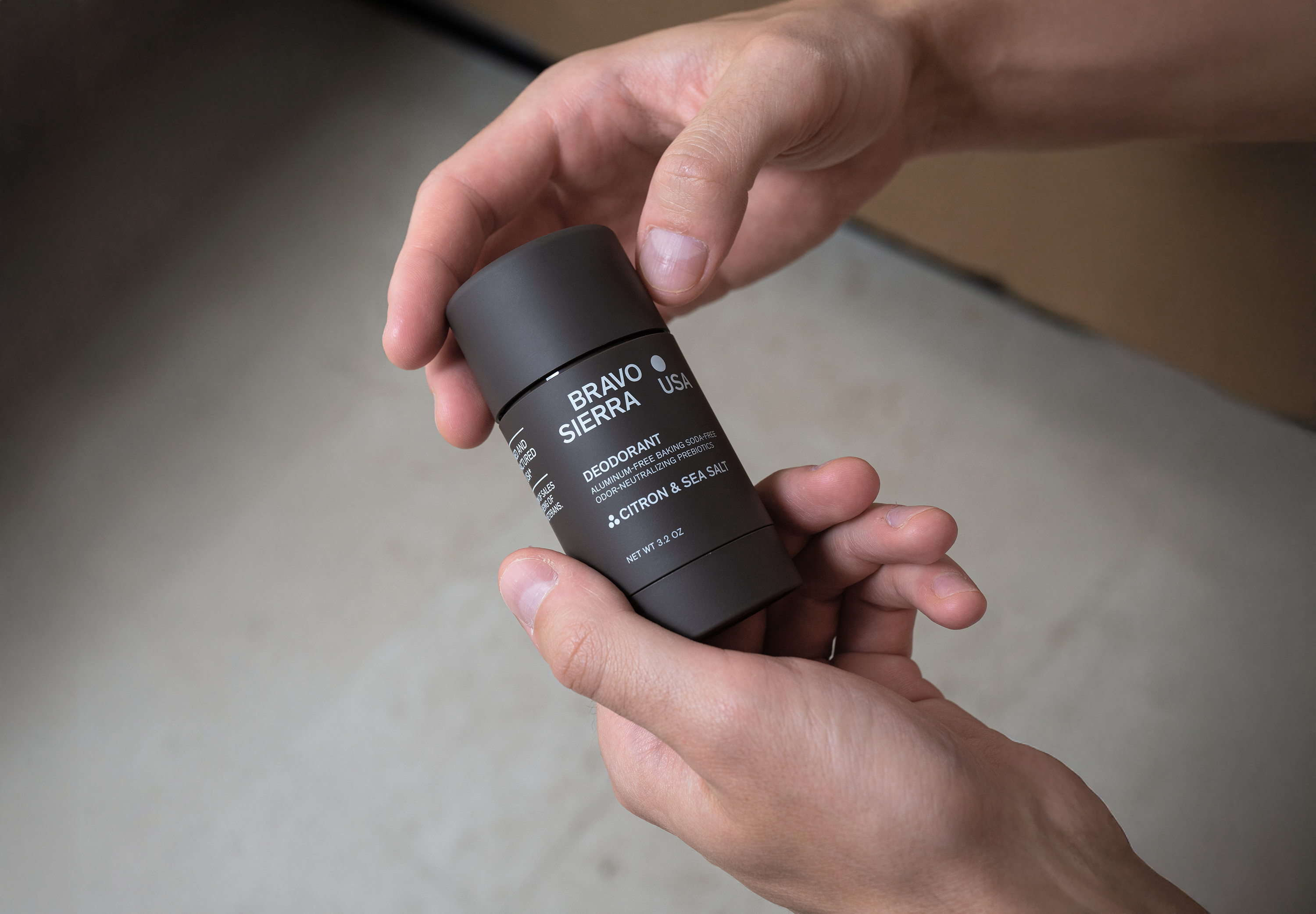 Citron & Sea Salt Natural Deodorant - Aluminum Free (3.2 oz)