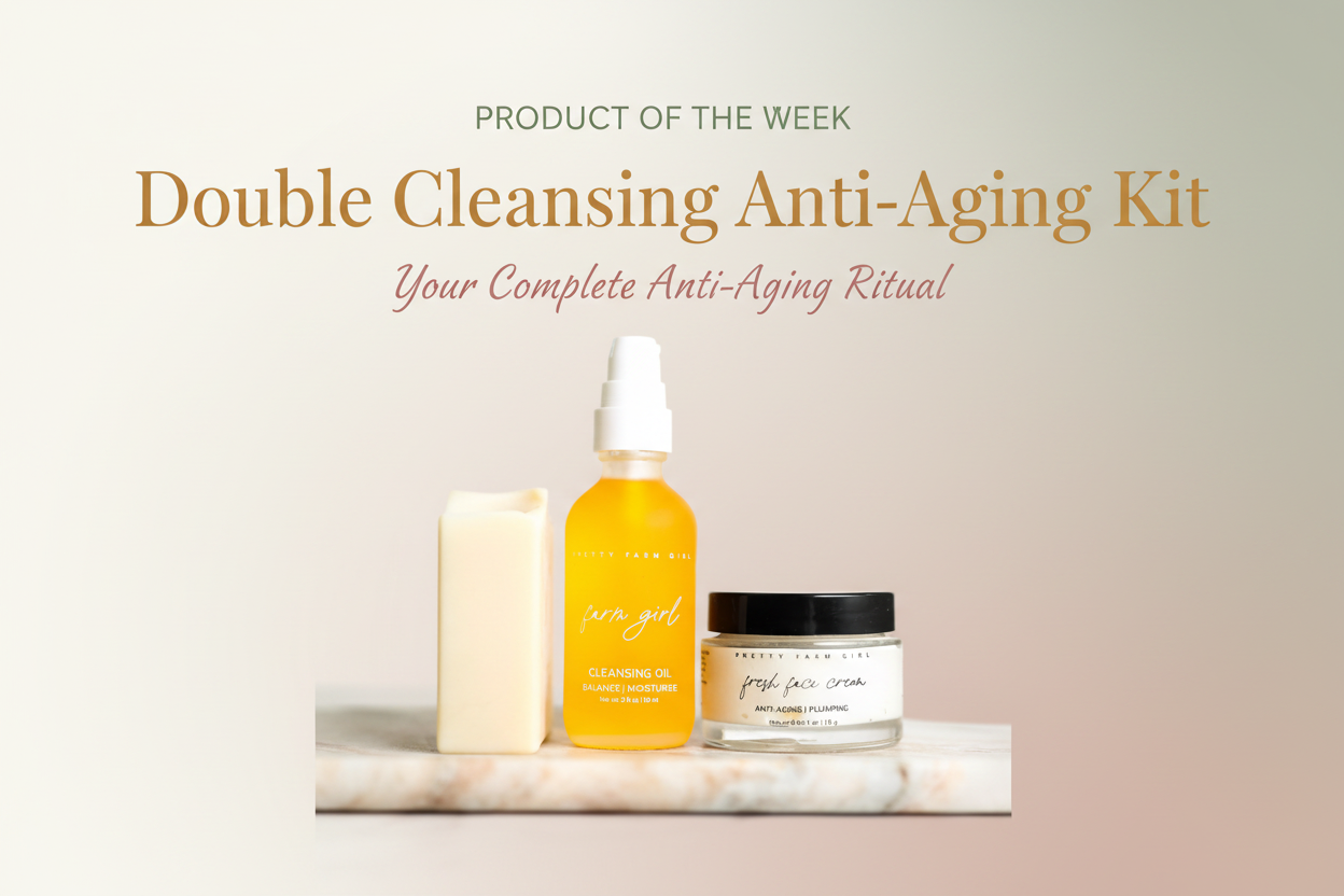 Double Cleansing Anti-Aging Kit Banner