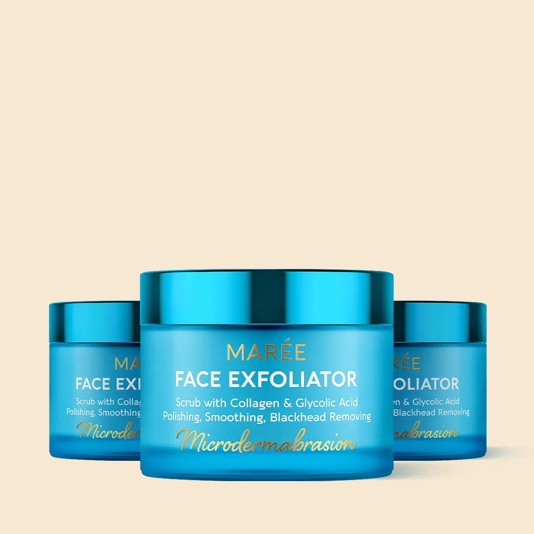 Marée Face Polishing Scrub & Exfoliator - Hydrating Marine Collagen
