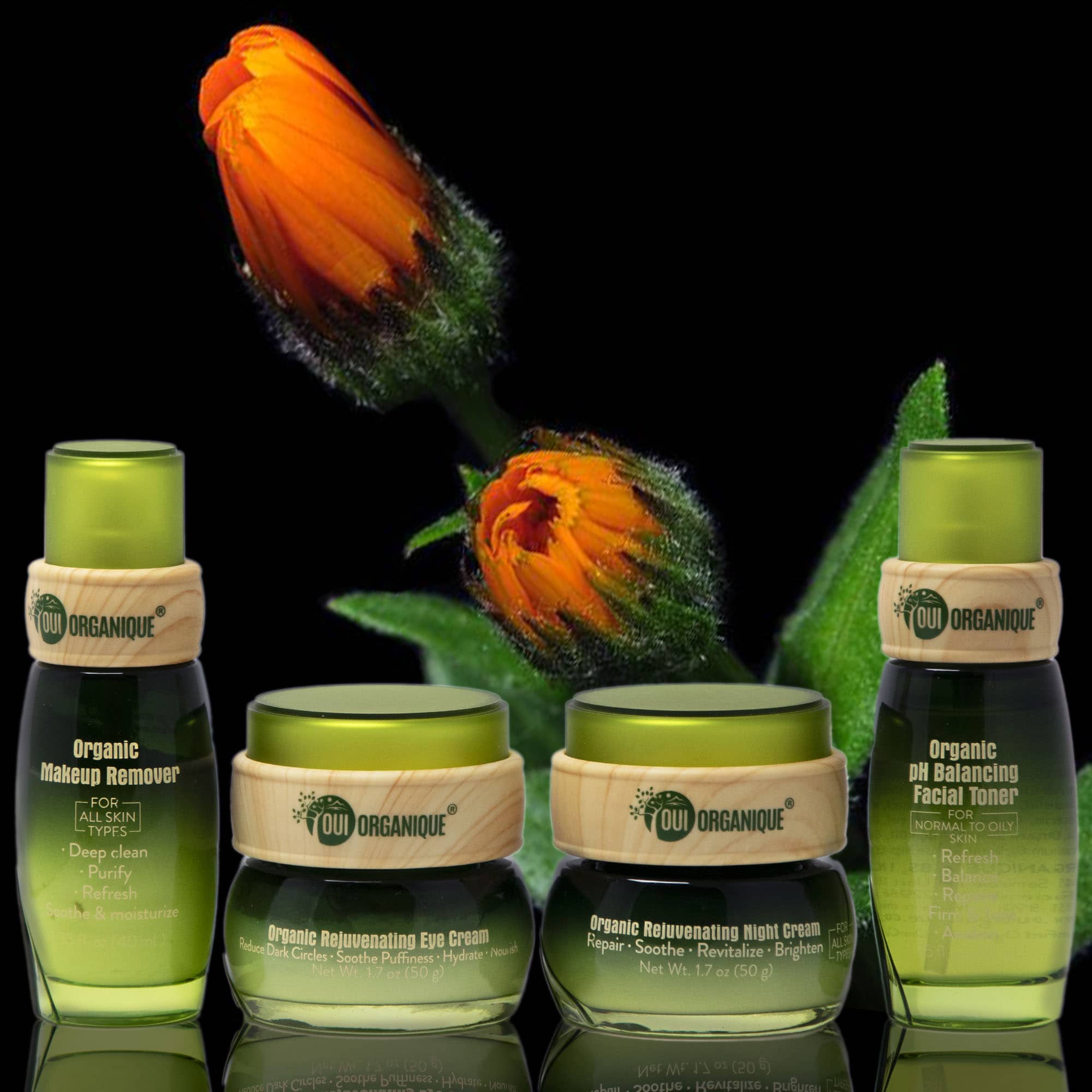 OUI ORGANIQUE Botanical Skincare Routine for Aging Skin