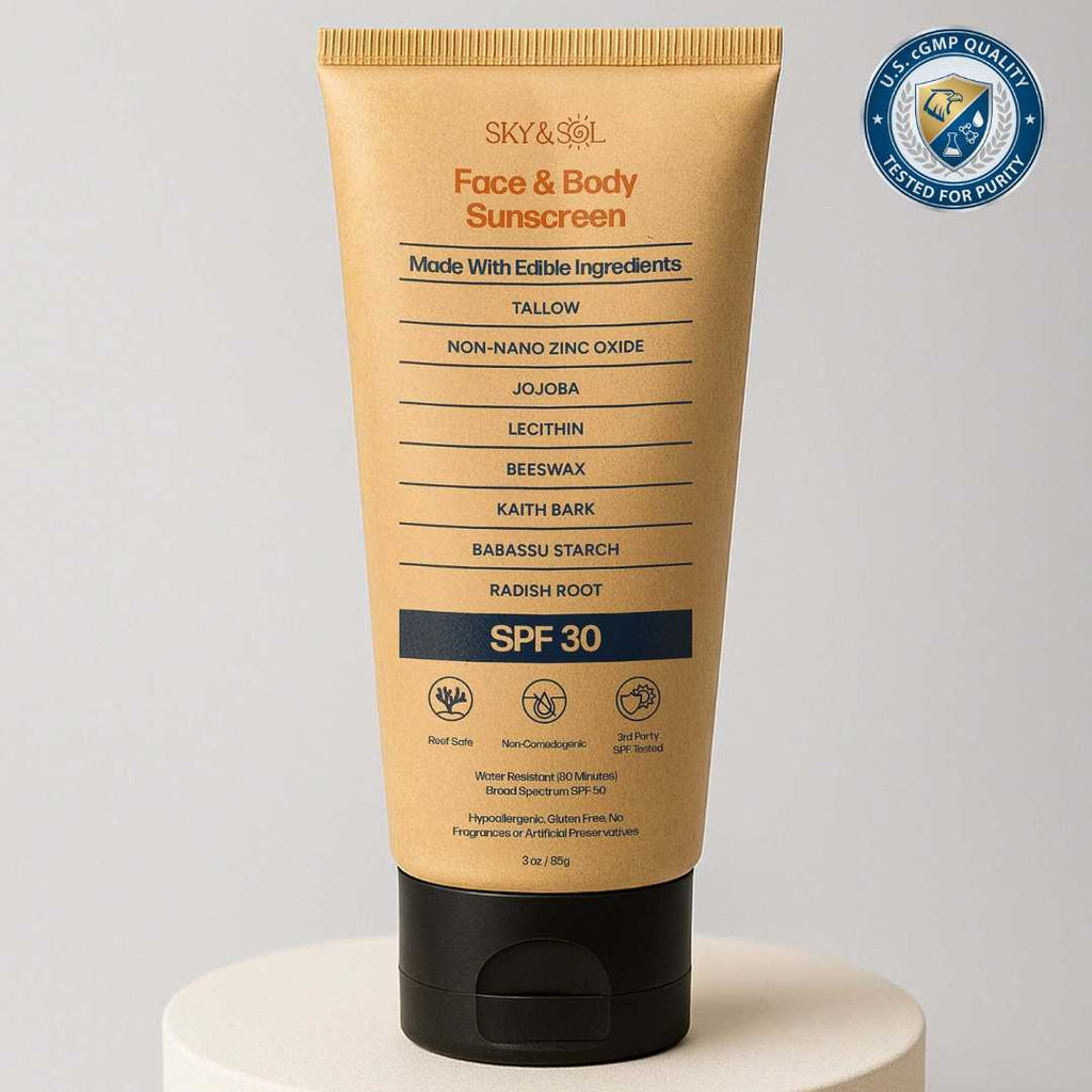 Sky and Sol Everyday Sunscreen SPF 30 - Natural Tallow Formula