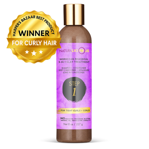 Moroccan Rhassoul 5-in-1 Clay Treatment – For Tight Curls