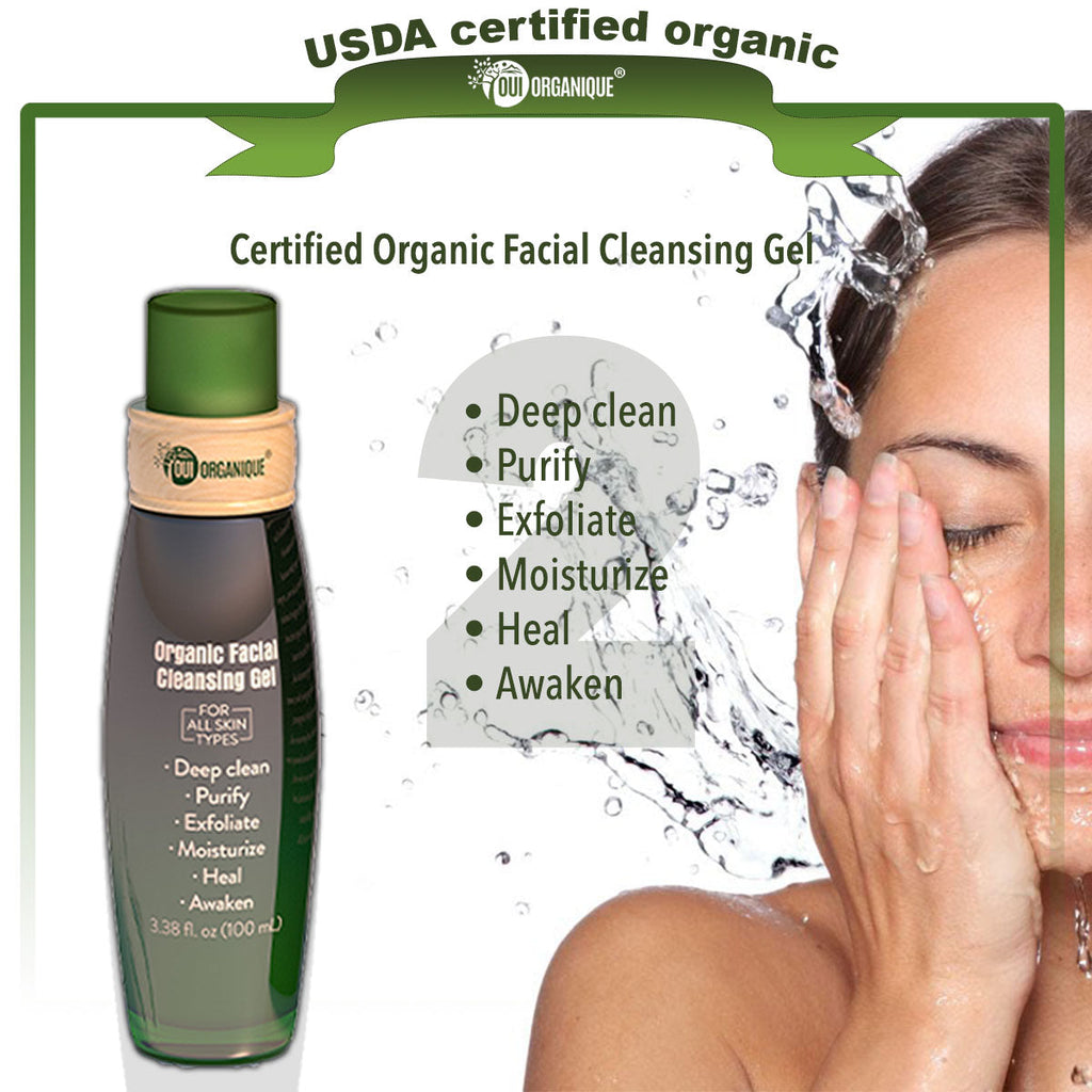 Buy one Organic Facial Cleansing Gel 100ml, and get one Organic pH balancing Facial Toner 40ml for free!!!